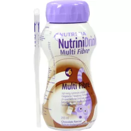 NUTRINIDRINK MultiFibre o smaku czekoladowym, 200 ml