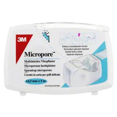 MICROPORE Tynk włókninowy 1,25 cmx5 m.Abr.1530NP-0SD, 1 szt MICROPORE Tynk włókninowy 1,25 cmx5 m.Abr.1530NP-0SD, 1 szt