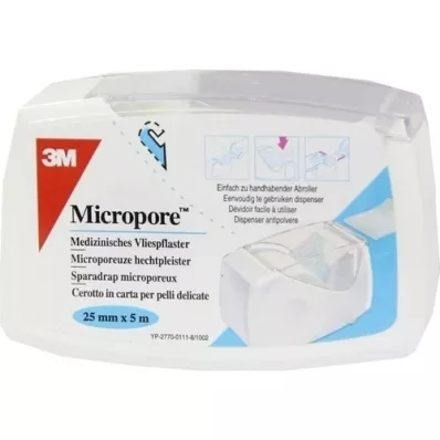 MICROPORE Włóknina gipsowa 2,5 cm x 5 m z odrywką 1530NP-1SD, 1 szt