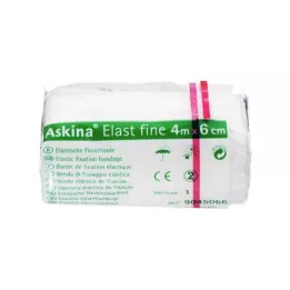 ASKINA Elast Fine bandaż 6 cmx4 m celofan, 1 szt