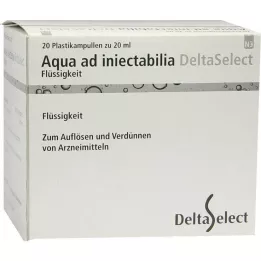 AQUA AD iniectabilia z tworzywa sztucznego, 20X20 ml