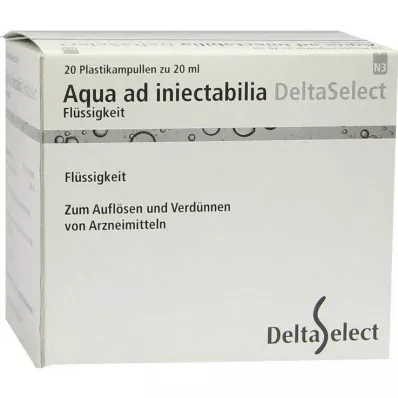 AQUA AD iniectabilia z tworzywa sztucznego, 20X20 ml