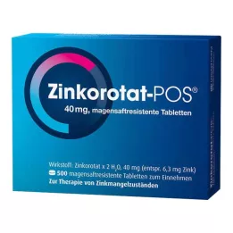 ZINKOROTAT POS tabletki powlekane dojelitowo, 500 szt