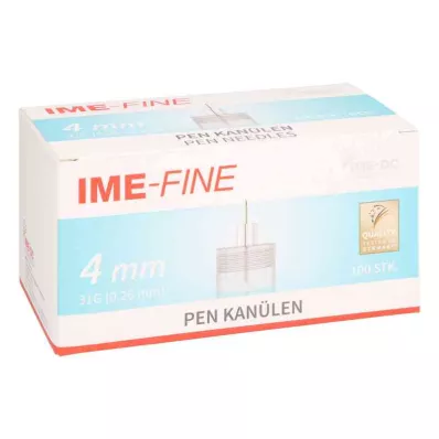 Ime Fine Universal Pen Kaniule 31 G 4 mm (100 sztuk)