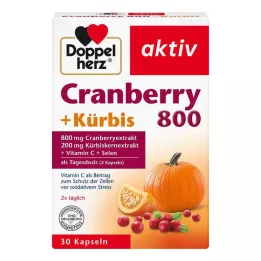 DOPPELHERZ Kapsułki Żurawina+Dynia, 30 kapsułek