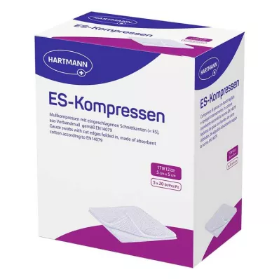 ES-KOMPRESSEN sterylne opakowanie zbiorcze 5x5 cm 12x, 5X20 szt ES-KOMPRESSEN sterylne opakowanie zbiorcze 5x5 cm 12x, 5X20 szt