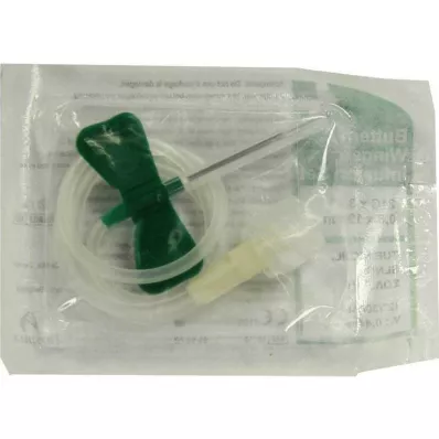 BUTTERFLY Kaniula 21 G zielona, 1 szt BUTTERFLY Kaniula 21 G zielona, 1 szt