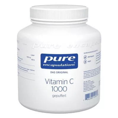 PURE ENCAPSULATIONS Witamina C 1000 kapsułek dmuchanych, 250 szt