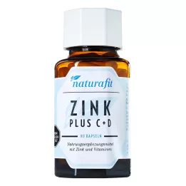 NATURAFIT Kapsułki Zinc Plus C+D, 90 kapsułek