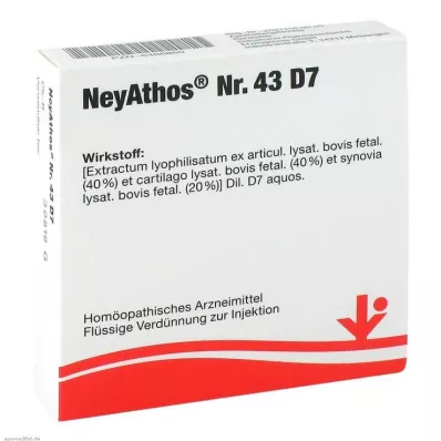 NEYATHOS Nr 43 D 7 ampułek, 5 x 2 ml