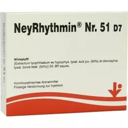 NEYRHYTHMIN Nr 51 D 7 ampułek, 5 x 2 ml