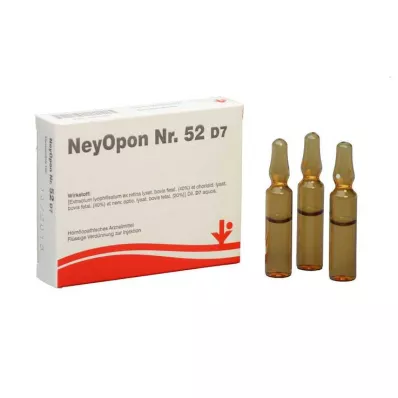 Neyopon nr 52 D 7 ampułek, 5X2 ml