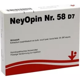 NEYOPIN Nr 58 D 7 ampułek, 5 x 2 ml