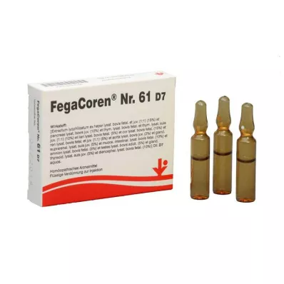 Fegacoren 61 D 7 ampułek, 5X2 ml Fegacoren 61 D 7 ampułek, 5X2 ml
