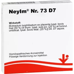 NEYIM Nr 73 D 7 ampułek, 5 x 2 ml