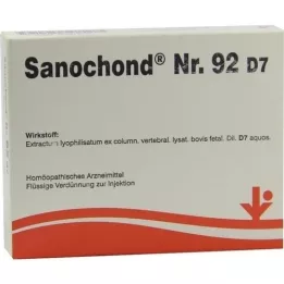 SANOCHOND Nr 92 D 7 ampułek, 5 x 2 ml