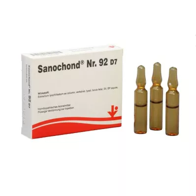 Sanochond nr 92 D 7 ampułek, 5X2 ml Sanochond nr 92 D 7 ampułek, 5X2 ml