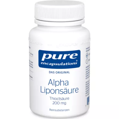PURE ENCAPSULATIONS Kapsułki z kwasem alfa-liponowym, 60 kapsułek
