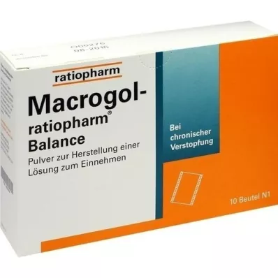 MACROGOL-ratiopharm Balance Plv.z.H.e.L.z.Einn., 10 szt