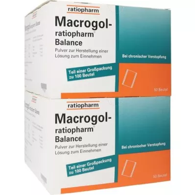 MACROGOL-ratiopharm Balance Plv.z.H.e.L.z.Einn., 100 szt