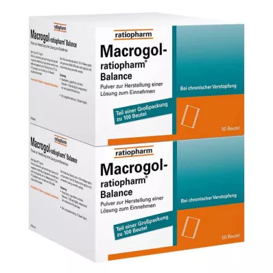 MACROGOL-ratiopharm Balance Plv.z.H.e.L.z.Einn., 100 szt MACROGOL-ratiopharm Balance Plv.z.H.e.L.z.Einn., 100 szt