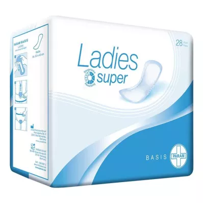 PARAM LADIES Wkładki higieniczne Basis super, 28 szt