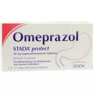 OMEPRAZOL STADA protect 20 mg tabletki powlekane dojelitowo, 14 szt