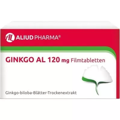 GINKGO AL Tabletki powlekane 120 mg, 120 szt