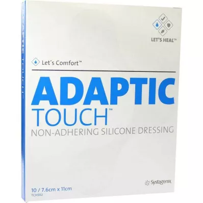 Adaptic Touch 7,6x11cm Non Adher.Sil.D.Wundgaze, 10 szt