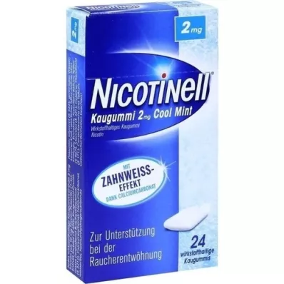 NICOTINELL Guma do żucia Cool Mint 2 mg, 24 szt