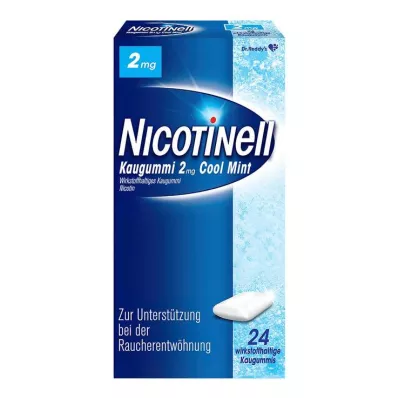 NICOTINELL Guma do żucia Cool Mint 2 mg, 24 szt