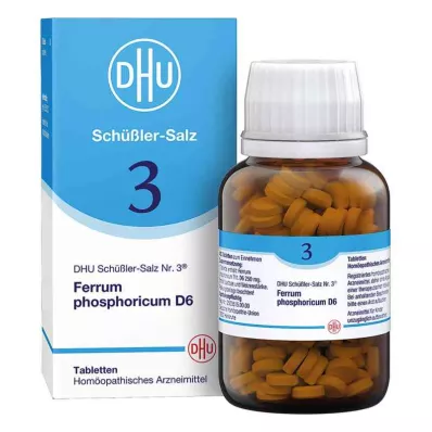 BIOCHEMIE DHU 3 Ferrum phosphoricum D 6 tabletek, 420 szt