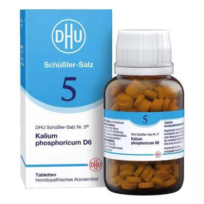 BIOCHEMIE DHU 5 tabletek Kalium phosphoricum D 6, 420 szt BIOCHEMIE DHU 5 tabletek Kalium phosphoricum D 6, 420 szt