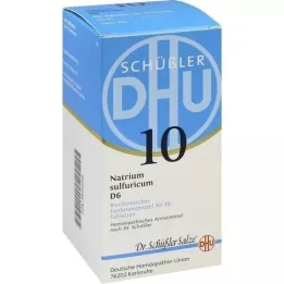 BIOCHEMIE DHU 10 Natrium sulphuricum D 6 tabletek, 420 szt