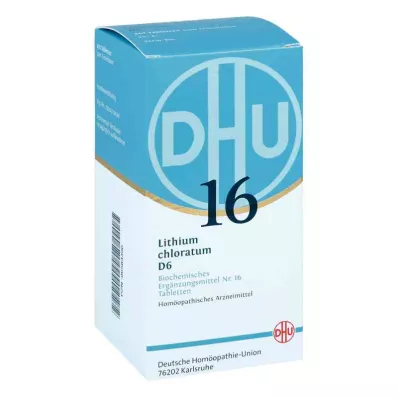 BIOCHEMIE DHU 16 tabletek Lithium chloratum D 6, 420 szt