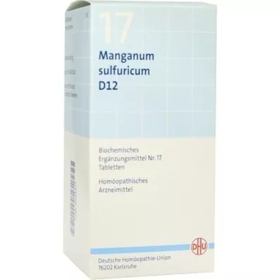 BIOCHEMIE DHU 17 Manganum sulphuricum D 12 tbl, 420 szt