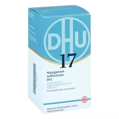 BIOCHEMIE DHU 17 Manganum sulphuricum D 12 tbl, 420 szt