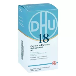 BIOCHEMIE DHU 18 tabletek Calcium sulphuratum D 6, 420 szt