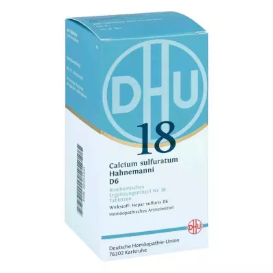 BIOCHEMIE DHU 18 tabletek Calcium sulphuratum D 6, 420 szt