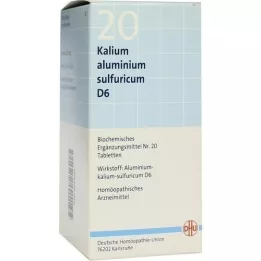 BIOCHEMIE DHU 20 Potassium alum.sulphur.D 6 tabletek, 420 szt