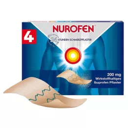 NUROFEN 24-godzinny plaster przeciwbólowy 200 mg, 4 szt