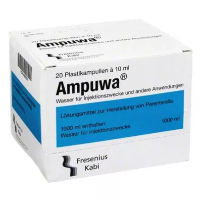 Ampuwa plastikowe ampułki, roztwór do wstrzykiwań / infuzji, 20X10 ml