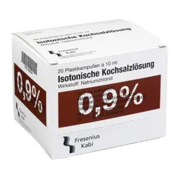 KOCHSALZLÖSUNG 0,9% roztwór do wstrzykiwań Pl.Fresenius, 20 x 10 ml