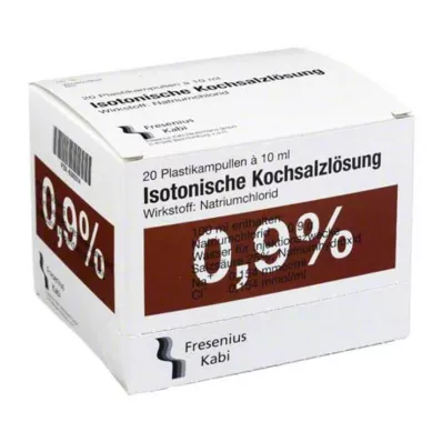 KOCHSALZLÖSUNG 0,9% roztwór do wstrzykiwań Pl.Fresenius, 20 x 10 ml KOCHSALZLÖSUNG 0,9% roztwór do wstrzykiwań Pl.Fresenius, 20 x 10 ml