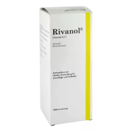 RIVANOL Roztwór 0,1%, 1000 ml