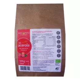 ACEROLA 100% organiczna czysta naturalna witamina C w proszku, 500 g