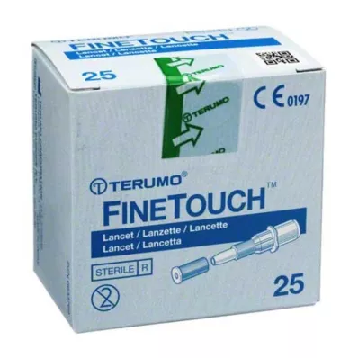 TERUMO Lancety jednorazowe FineTouch, 25 szt TERUMO Lancety jednorazowe FineTouch, 25 szt
