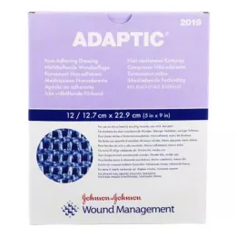 ADAPTIC 12,7x22,9 cm wilgotny opatrunek na ranę, 12 szt