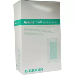 ASKINA Miękki opatrunek na ranę 9x15 cm sterylny, 40 szt