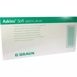 ASKINA Miękki opatrunek na ranę 9x20 cm sterylny, 30 szt